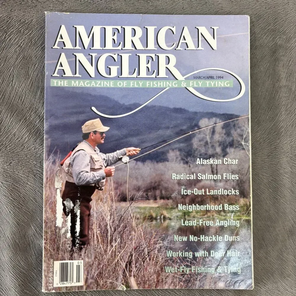 American Angler Magazine Lot of 4 Issues Vintage 1991-1996 Fly Fishing Fly Tying